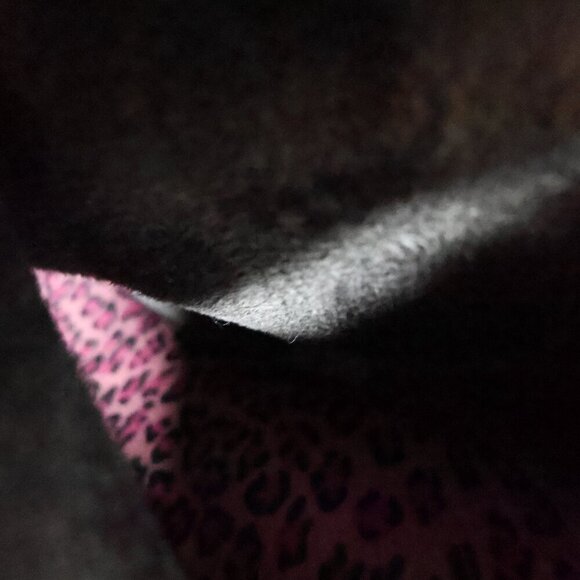 Vince Camuto Black Leather Embossed Knee High Riding Boots Gold Zip Buckle - 10 - Picture 14 of 14